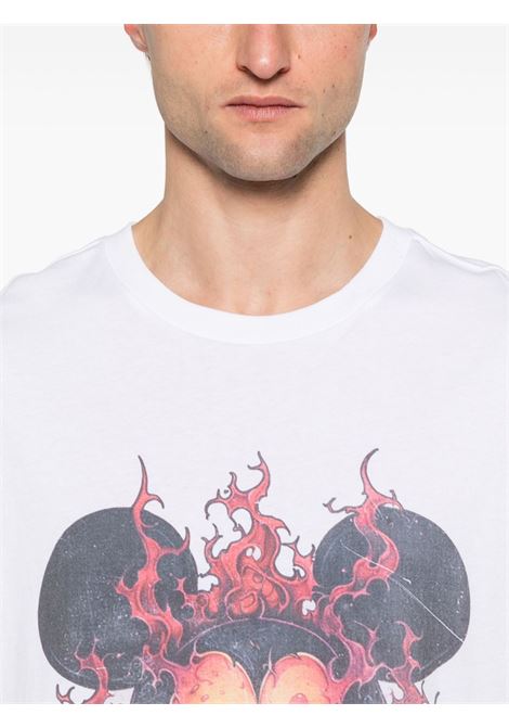 White printed fuego biggie t-shirt ksubi - men KSUBI | MPS25TE044WHT