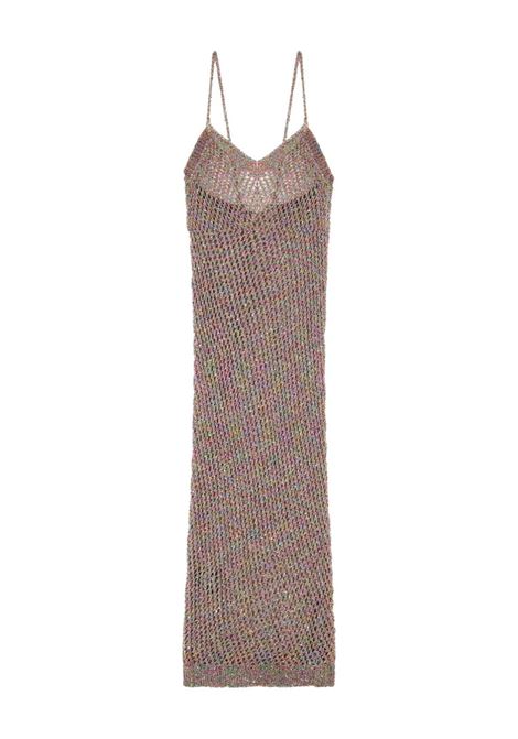 Multicolour knitted maxi dress Laneus - women LANEUS | S5LAWOKD241140