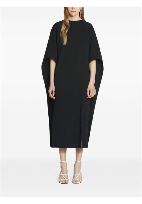 Abito midi con decorazioni in cristalli in nero Lanvin - donna LANVIN | RWDR0038596310