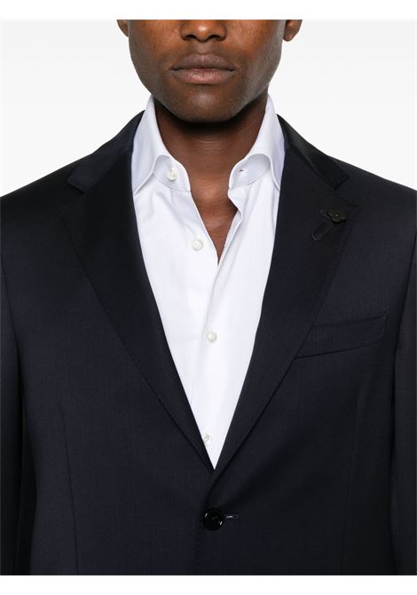 Blue navy single-breasted blazer Lardini - men LARDINI | CN569AECN4048850