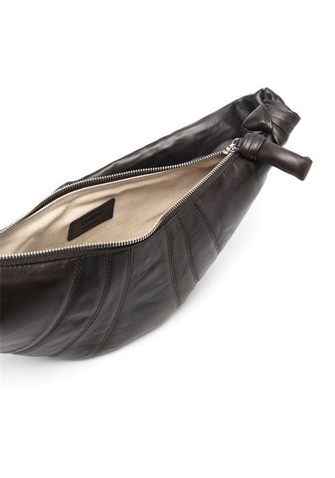 Dark chocolate small croissant shoulder bag Lemaire - unisex LEMAIRE | BG0003LL095BR490