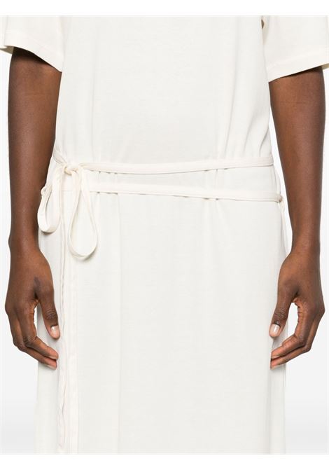 Abito lungo con cintura in avorio Lemaire - donna LEMAIRE | DR1045LJ1016WH048
