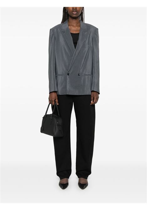 Giacca doppiopetto in grigio Lemaire - donna LEMAIRE | JA1077LF1308BK991