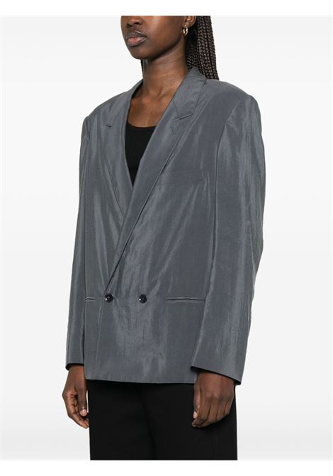 Giacca doppiopetto in grigio Lemaire - donna LEMAIRE | JA1077LF1308BK991