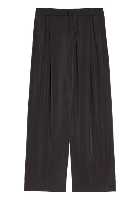 Dark brown belted trousers Lemaire - men LEMAIRE | PA1206LF1308BR507
