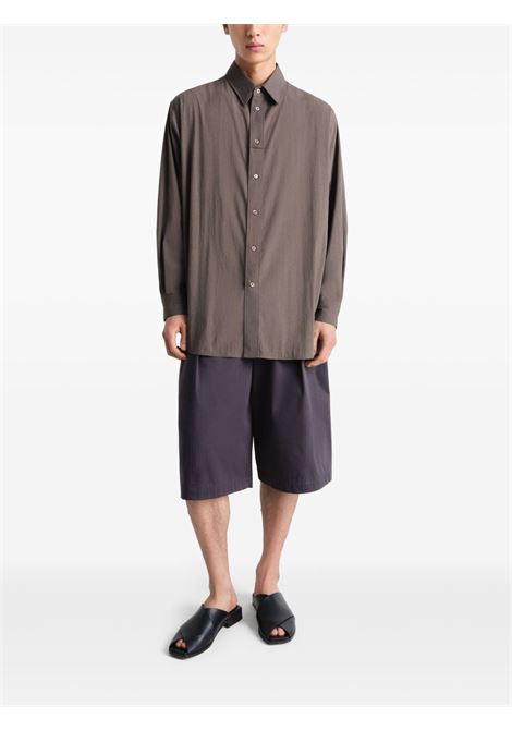 Bermuda plissettati in grigio Lemaire - uomo LEMAIRE | PA1212LF1352BK980