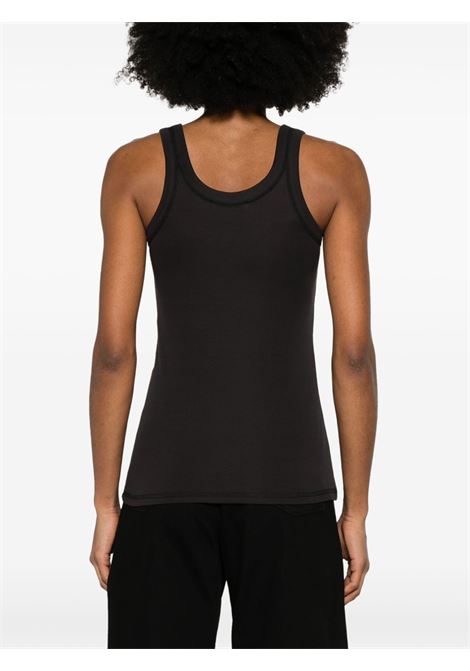 Canotta in cotone in nero Lemaire - donna LEMAIRE | TO1199LJ1016BK998