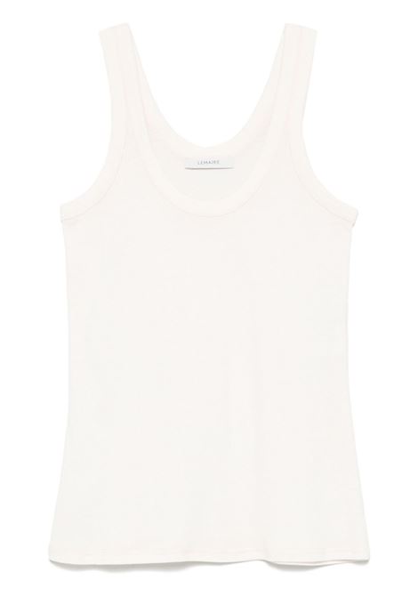 Canotta in cotone in bianco Lemaire - donna LEMAIRE | TO1199LJ1016WH048