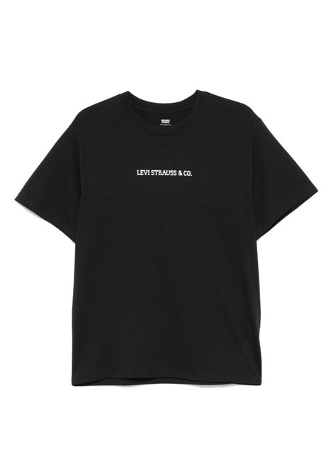 T-shirt con stampa grafica in nero Levi's - uomo LEVI'S | T-shirt | 161431835