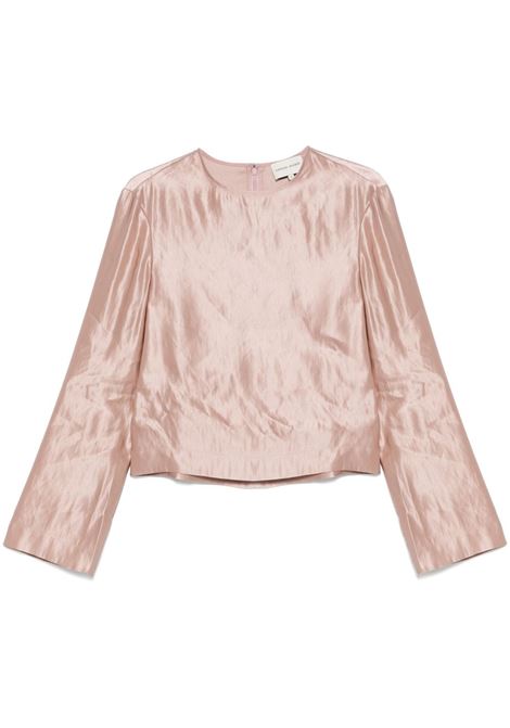 Blusa con finitura satinata nino in rosa Loulou Studio - donna LOULOU DE SAISON | Bluse | NINOPTLRS