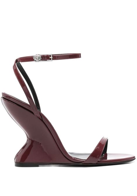 Sandali con zeppa 105mm in bordeaux Magda butrym - donna MAGDA BUTRYM | Sandali | 510425BRD
