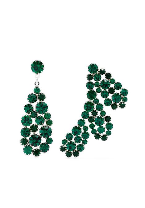Silver mismatched abstract earrings Magda butrym - women MAGDA BUTRYM | Earrings | 701525GRN