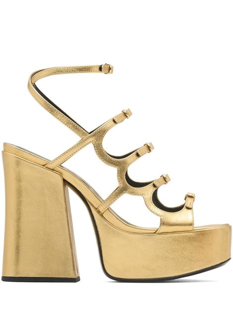Gold tone The Kiki platform sandals Marc Jacobs - women MARC JACOBS | Sandals | 2S5FPM001F07710