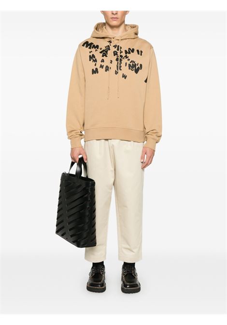 Pantaloni in cotone biologico in avorio Marni - uomo MARNI | PUMU0017A4UTC31100W06