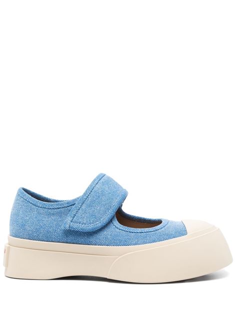 Sneakers Mary Janes in blu Marni - donna MARNI | SNZW003120P809300B21