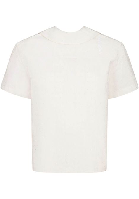 Camicia con colletto alla francese in bianco Marni - donna MARNI | TTMA0395S0UTC482JQW02