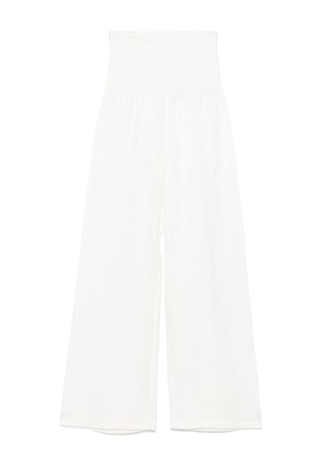 Pantaloni a gamba ampia in bianco Maurizio Mykonos - donna MAURIZIO | W01181779LONGOFFWHT