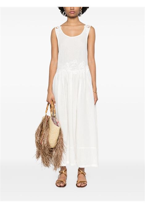 White lace-embellished midi dress Maurizio - women MAURIZIO | W06281079WHT