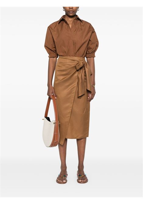 Brown Tequila midi skirt Maxmara - women MAXMARA | 2511101032600002