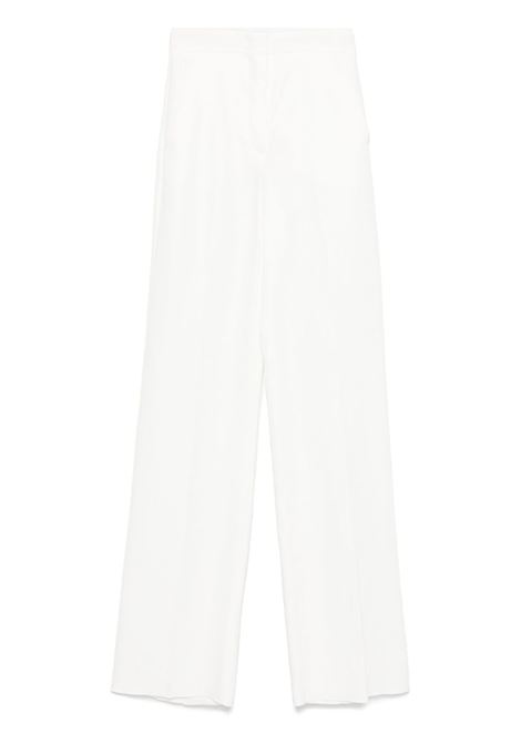 White aversa linen trousers Maxmara - women