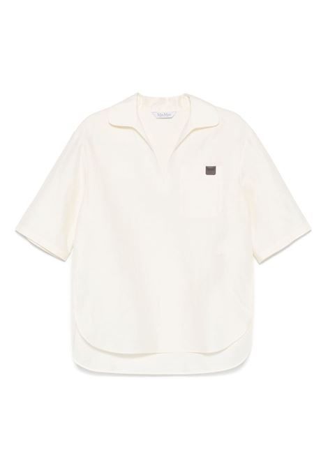 White osiride short-sleeved top Maxmara - women MAXMARA | 2511191019600001