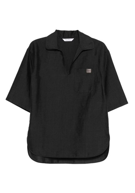 Camicia a maniche corte osiride in grigio Maxmara - donna MAXMARA | 2511191019600004