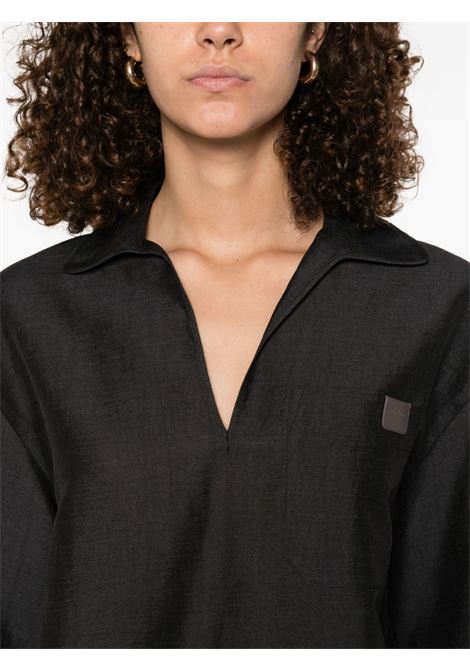 Camicia a maniche corte osiride in grigio Maxmara - donna MAXMARA | 2511191019600004