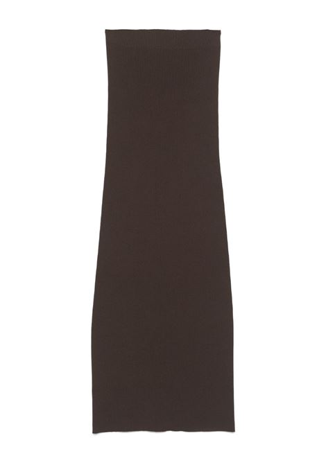 Gonna lunga in filato di viscosa aprile in marrone Maxmara - donna MAXMARA | 2511301053600010