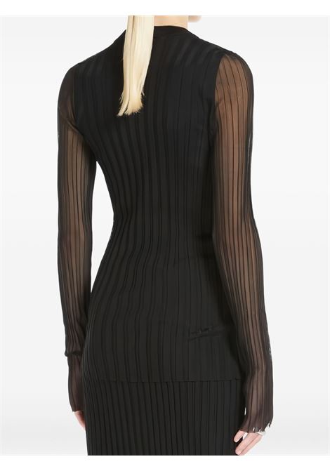Top semi-trasparente acino in nero Maxmara - donna MAXMARA SPORTMAX | 2512381033600005