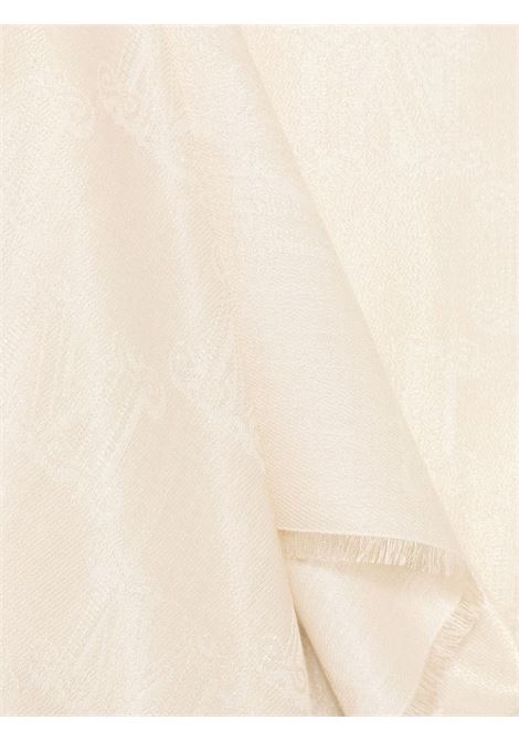 Stola con stampa monogramma whiskey in beige Maxmara - donna MAXMARA | 2514541051600002