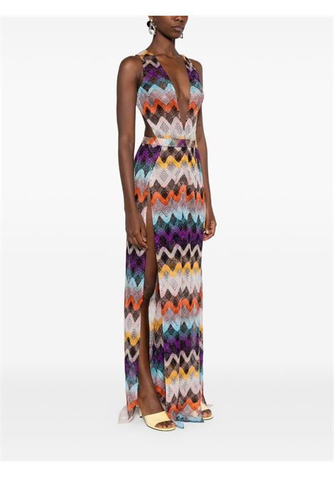 Tuta lunga con spacchi multicolore Missoni - donna MISSONI | MC25SG04BR012SSM9QM