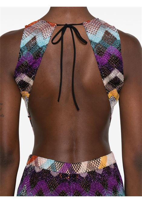 Tuta lunga con spacchi multicolore Missoni - donna MISSONI | MC25SG04BR012SSM9QM