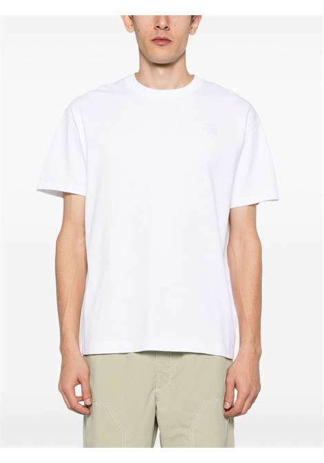 White printed T-shirt Moncler - men MONCLER | 8C0001789AUG00A