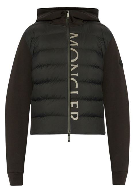 Piumino con cappuccio con logo in nero Moncler - donna MONCLER | 8G00020809KZ999
