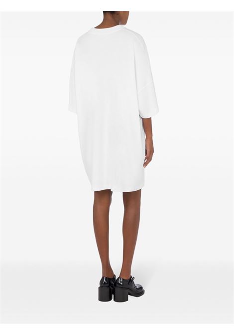 White logo-print mini dress Moschino - women MOSCHINO | 041105421001