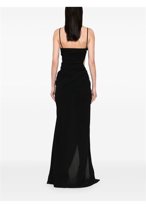 Black Illusion cut-out gown Mugler - women MUGLER | 25P1RO170536919991