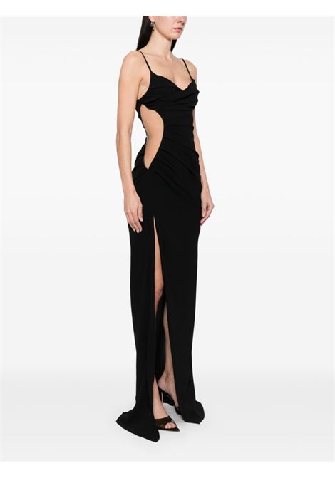 Black Illusion cut-out gown Mugler - women MUGLER | 25P1RO170536919991
