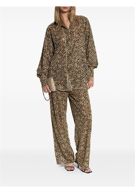 Camicia leopardata in marrone Oséree - donna OSÉREE | LPQS250LPRD