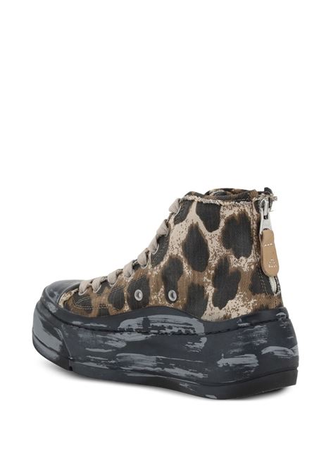Brown kurt leopard-print sneakers R13 - women R13 | R13S5029S167X