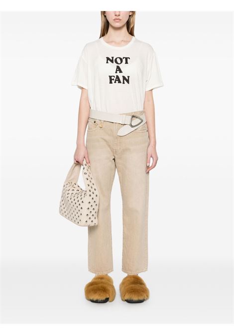 Ecru Not a Fan T-shirt R13 - women R13 | R13WK001K124B