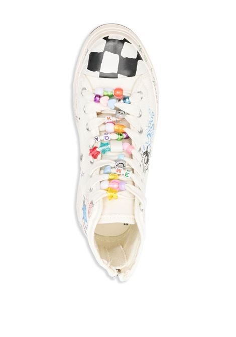White graffiti sneakers r13 - women R13 | R13WS5029002AD