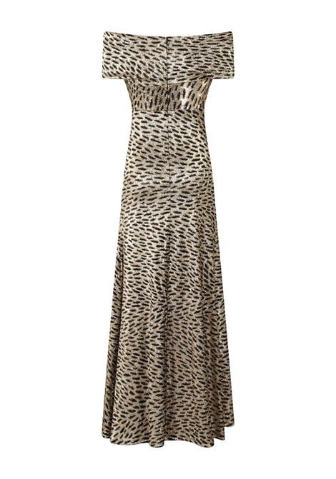 Brown leopard-print dress Rabanne - women RABANNE | 25PJRO064VI0403V287