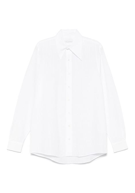 White long-sleeved cotton shirt Random identities - men RANDOM IDENTITIES | Shirts | RAN05B0041