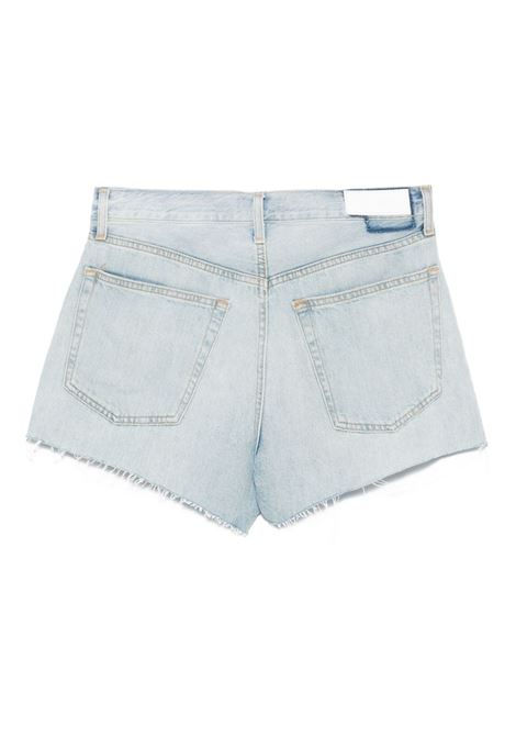 Light blue The Easy Rider shorts Re/Done - women RE/DONE | 16804WESYRIDCLT