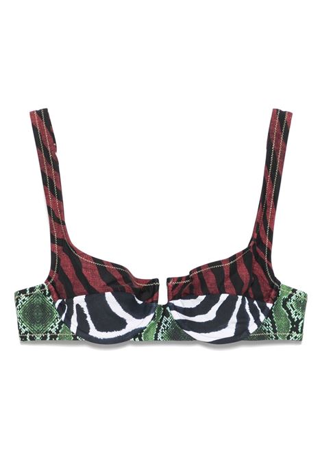 Black Brigitte bikini top Reina olga - women REINA OLGA | Swimwear | BRIGITTETOP3TONESAFARI