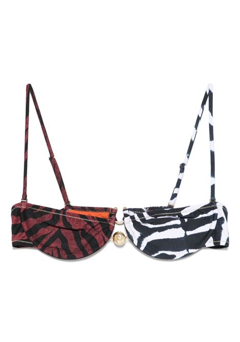 Multicolour Hammond bikini top Reina olga - women REINA OLGA | Swimwear | HAMMONDTOP2TONESAFARI
