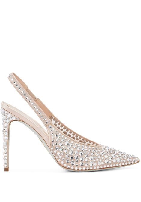 Decollete Gilda 105mm in beige Rene caovilla - donna RENE CAOVILLA | Decollete | C12291105CRINY068