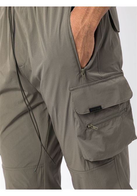 Pantaloni sportivi con coulisse in verde oliva Represent - uomo REPRESENT | M08087007