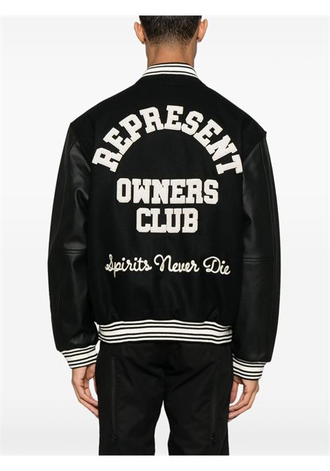 Bomber Represent Owners' Club in nero - uomo REPRESENT | MLM100231001
