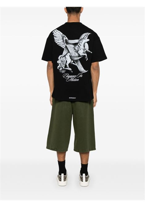 T-shirt Elegance In Motion in nero Represent - uomo REPRESENT | MLM41066001